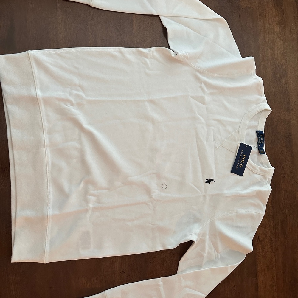 Polo by Ralph Lauren Classic White Sweatshirt